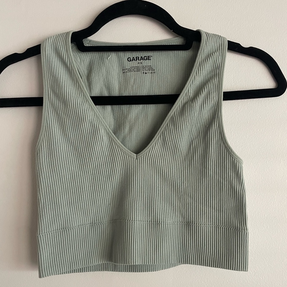 Garage Stella Seamless Plunge Tank Top